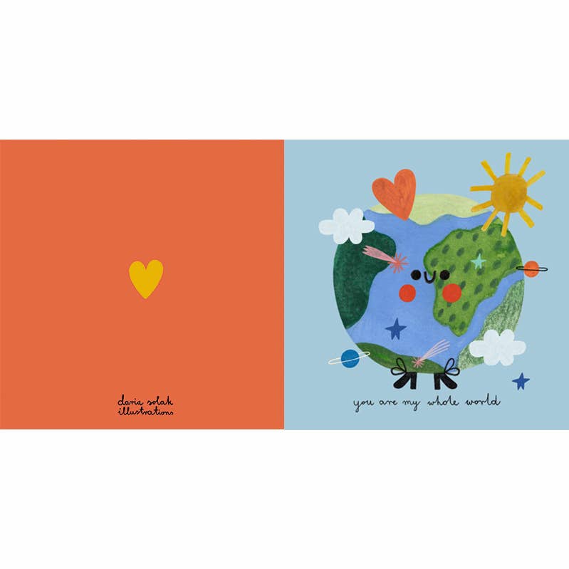 Daria Solak Illustrations - MEINE GANZE WELT - Grußkarte