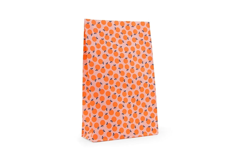 Geschenktüte Bodenbeutel - ORANGE