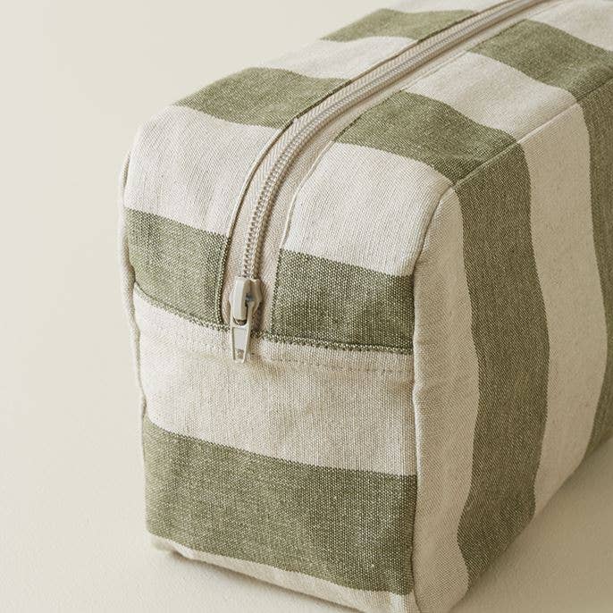 Sylvie Thiriez - Große Kulturtasche in Grün