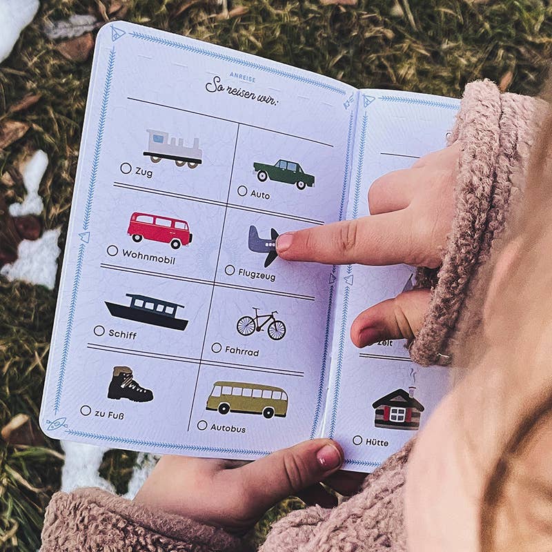 Roadtyping - Kinder Abenteuerpass / Spielpass zum Ausfüllen
