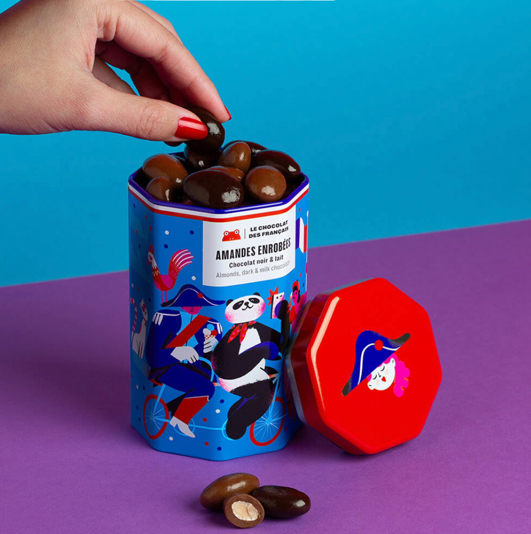 Le chocolat des francais - Nüsse in Schokolade