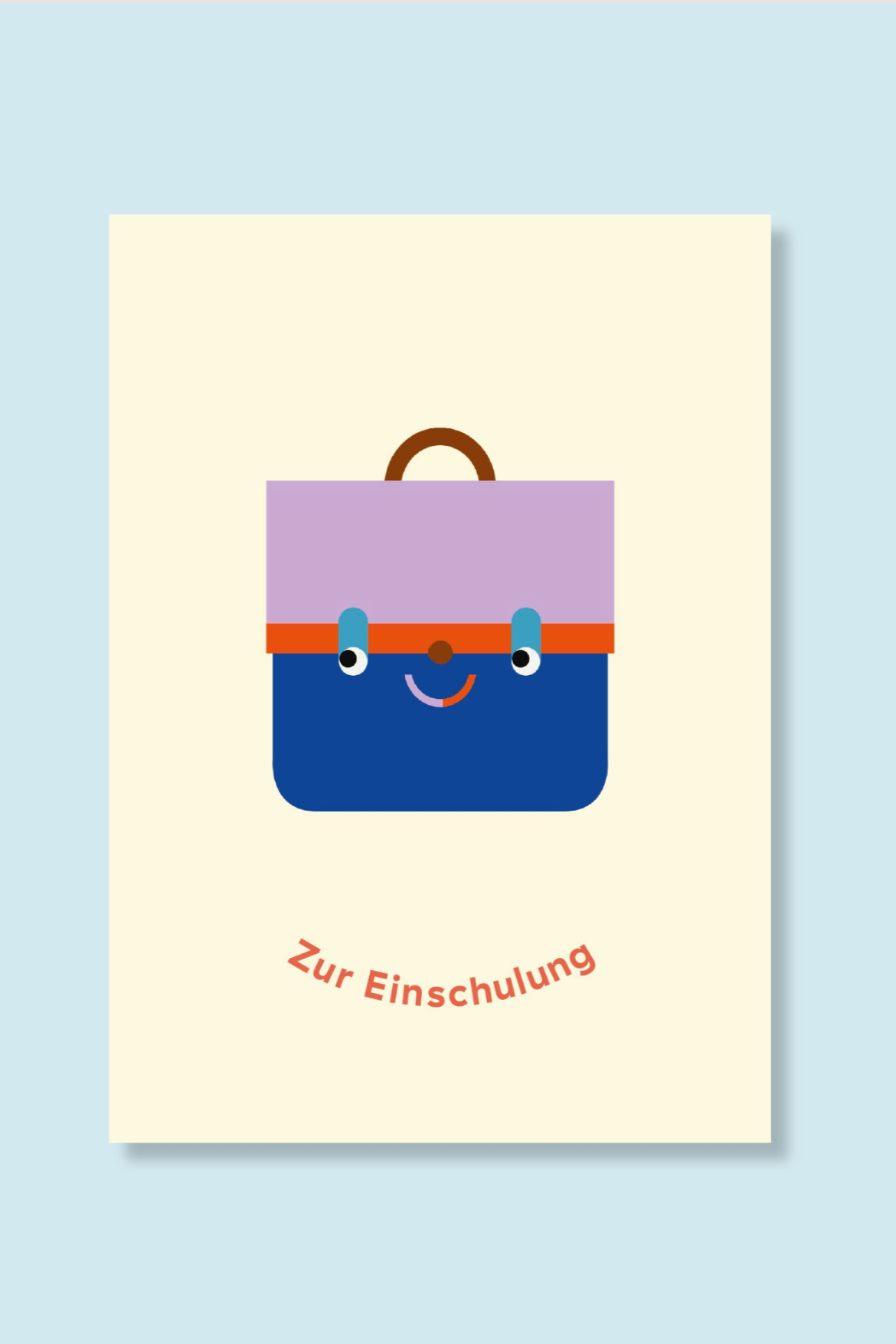 Tinyday - "Zur Einschulung" Postkarte