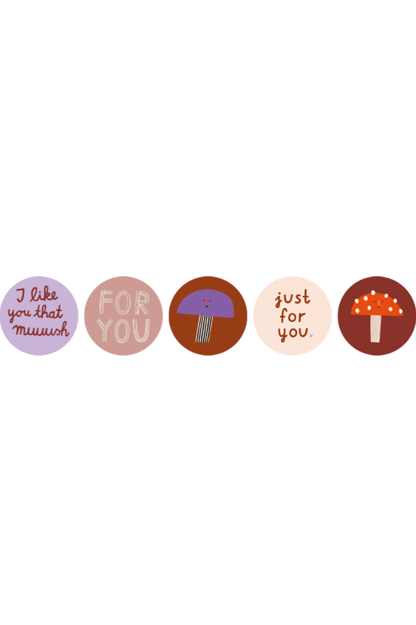 Kado Design - MUSHROOM - Aufkleber-Set
