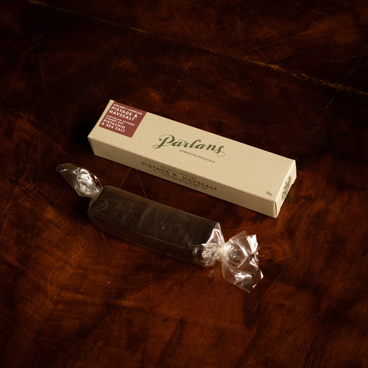 Pärlans - PISTACHIO & SEA SALT - Karamellriegel
