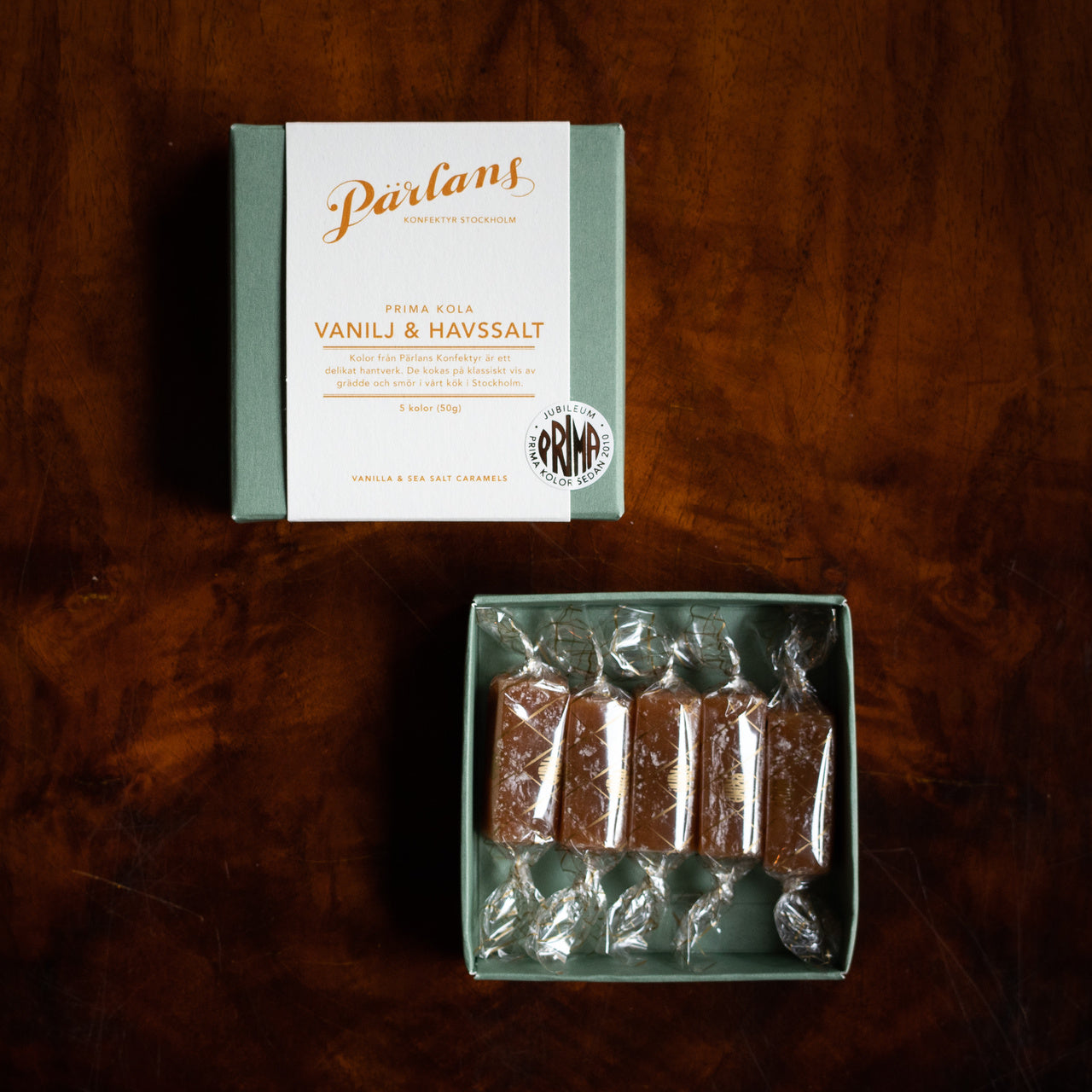 Pärlans - VANILLA & SEA SALT - Karamell
