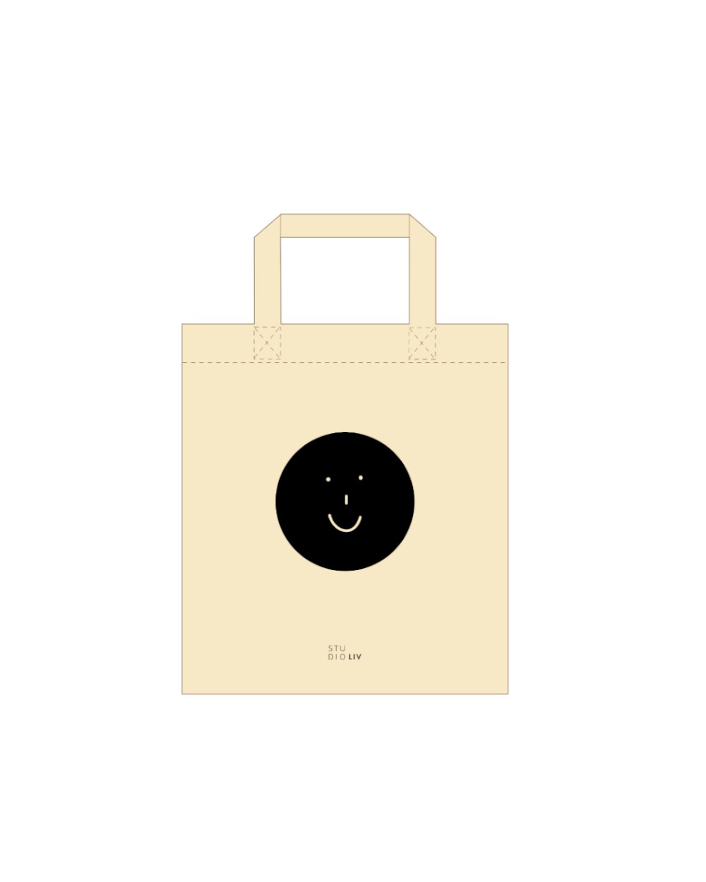 STUDIO LIV - Kleiner Beutel SMILEY