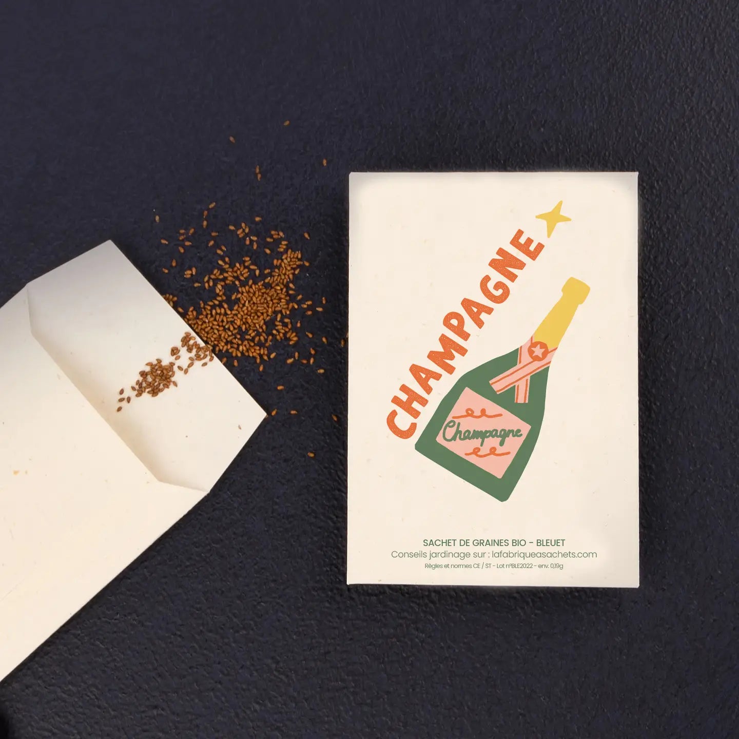Blaubeerensamen Champagne - La Fabrique à Sachets