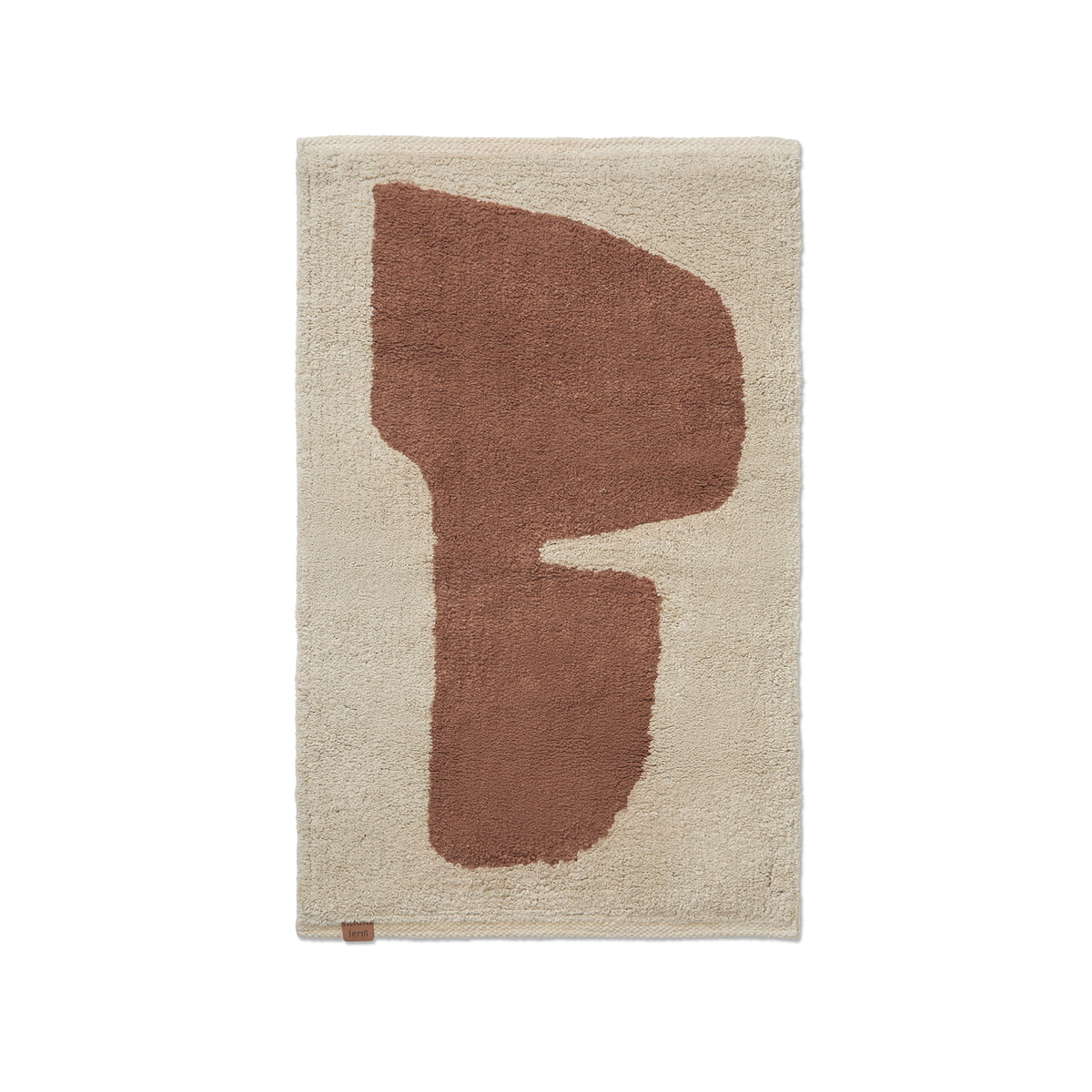 ferm LIVING - Teppich Lay Mat Parchment / Rust
