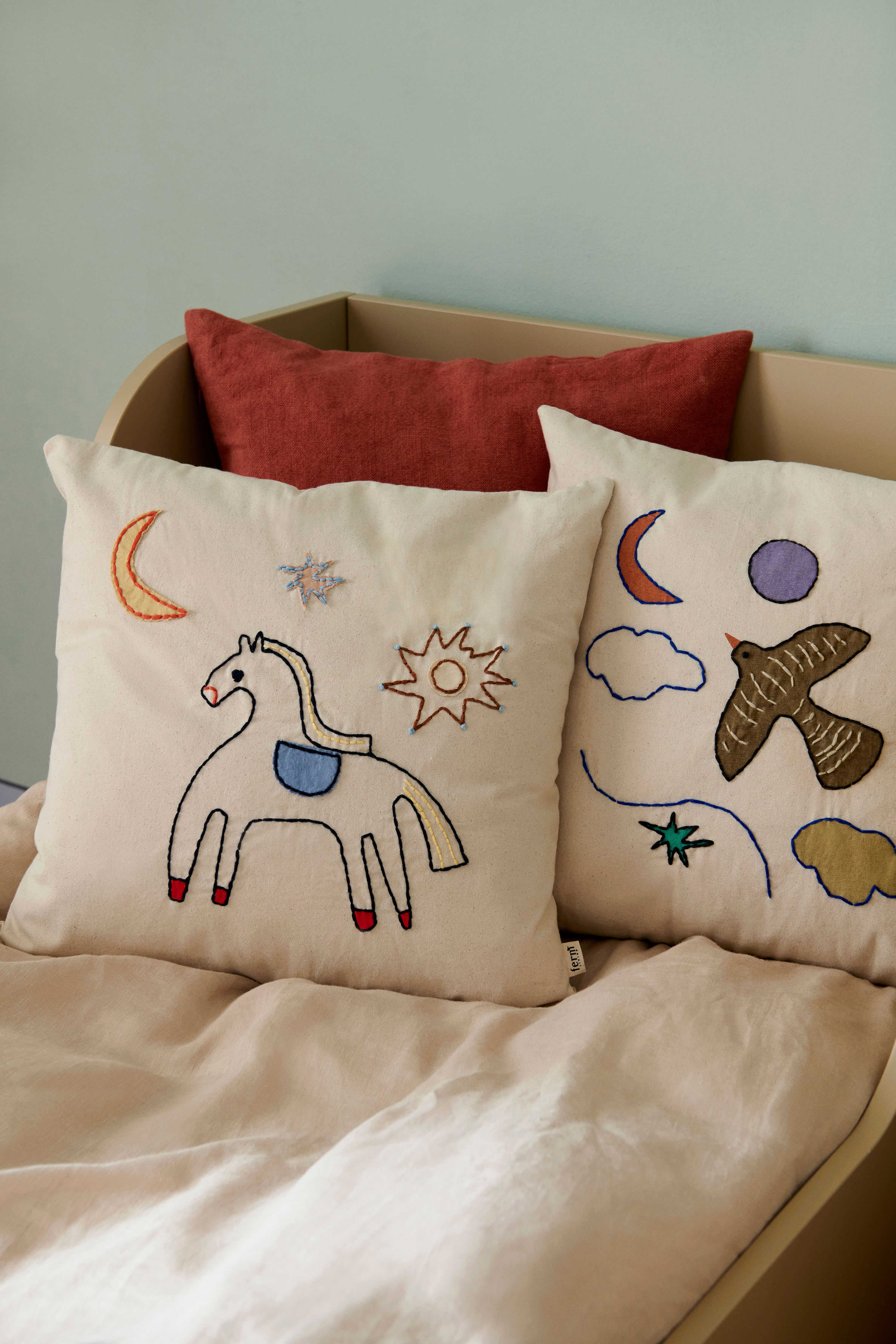 ferm LIVING - Kissen NAIVE - Horse