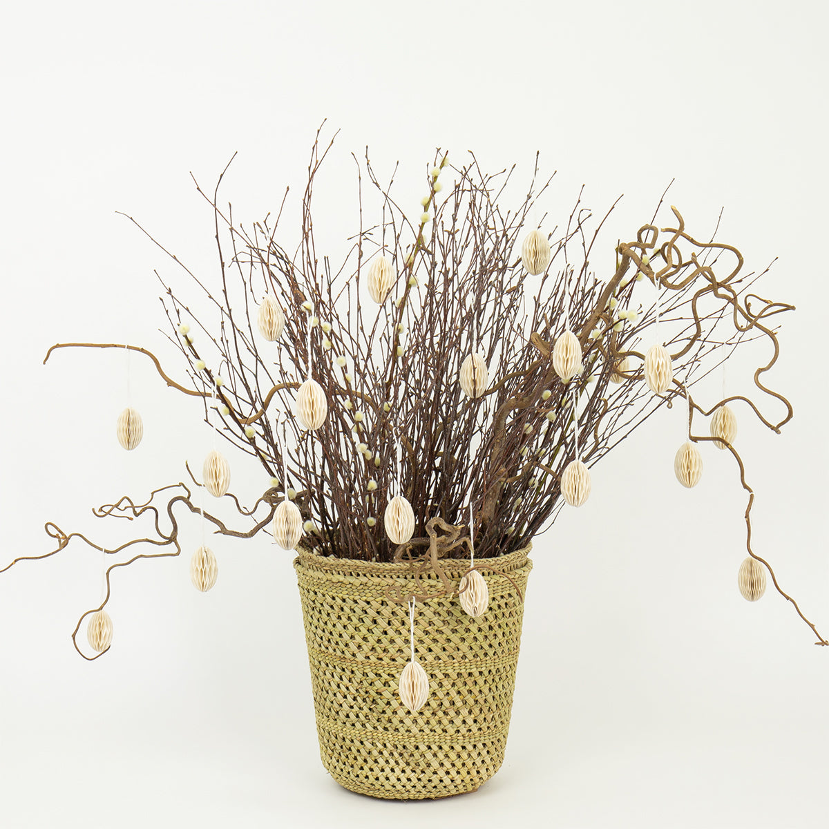 Afroart - Anhänger Ostereier Honeycomb - 10tlg. Set