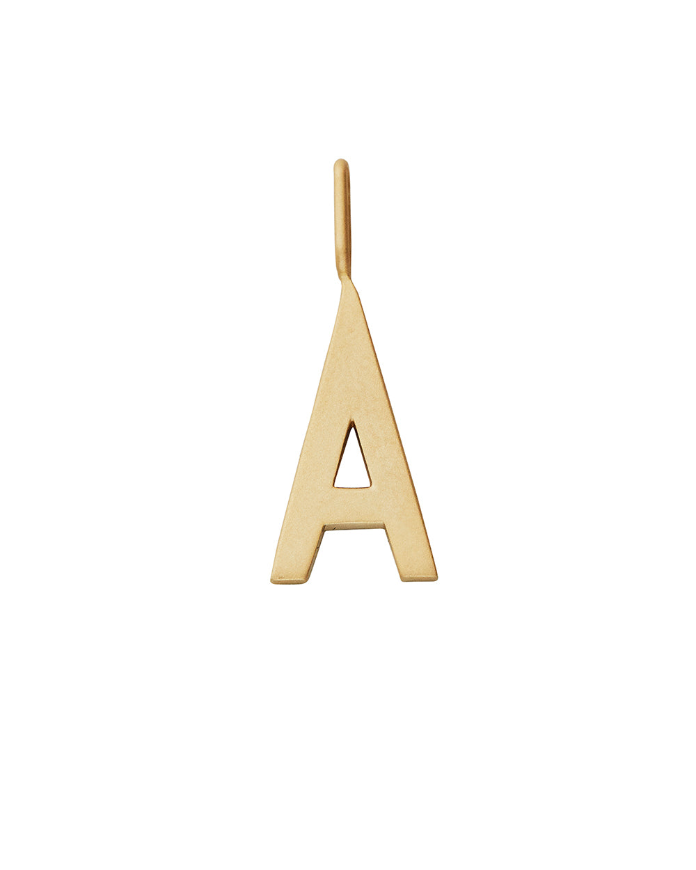 Design Letters - Buchstaben-Anhänger A bis Z - 16mm - gold