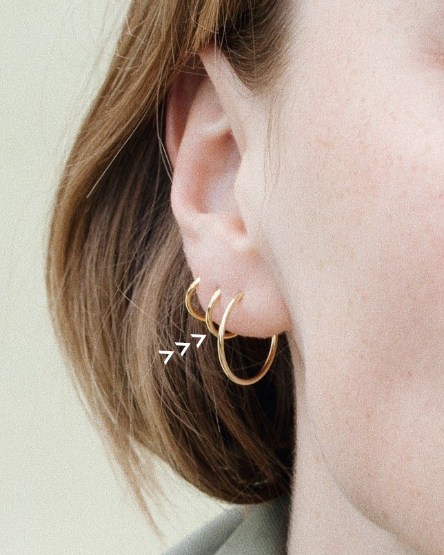 Jukserei - Ohrringe CREOL SMALL - gold oder silber