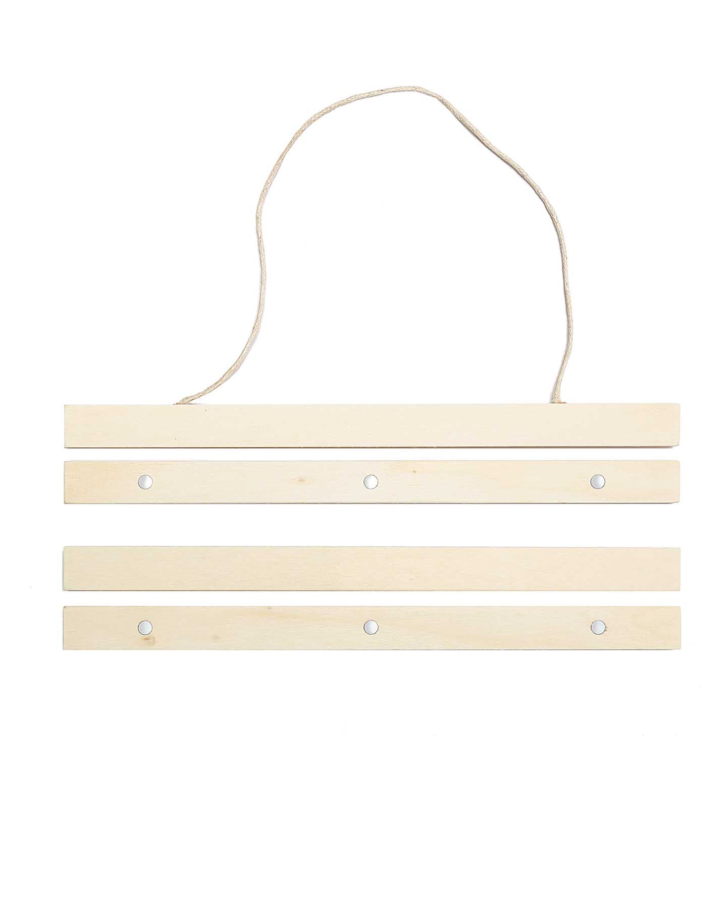 Rico Design - Posterleiste 30cm / A3 - natur oder schwarz