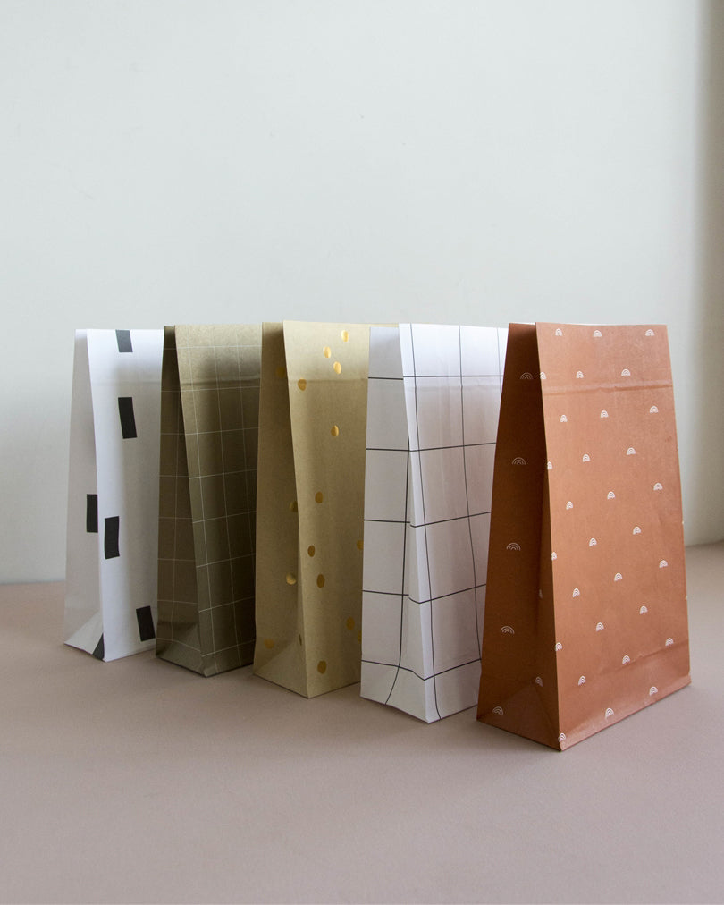 Geschenktüte Bodenbeutel - GRID
