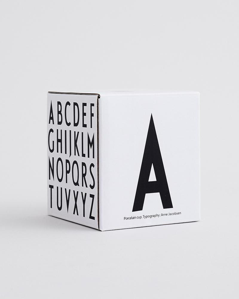 Design Letters - Buchstaben Cup A bis Z - weiß