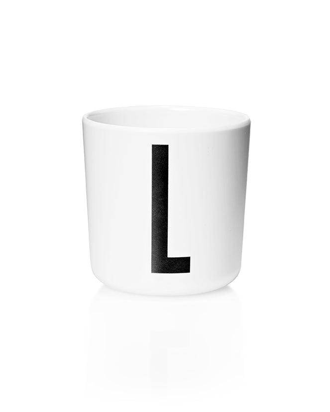 Design Letters - Eco Kids Cup A bis Z - weiß