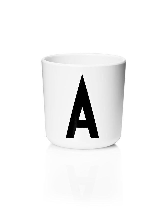 Design Letters - Eco Kids Cup A bis Z - weiß