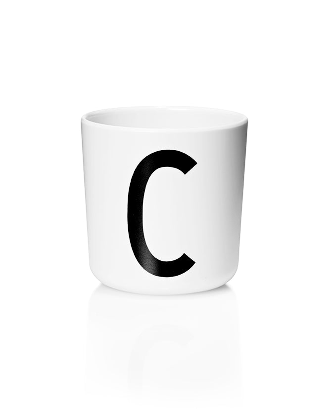 Design Letters - Eco Kids Cup A bis Z - weiß