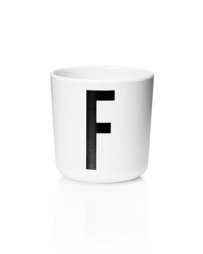 Design Letters - Eco Kids Cup A bis Z - weiß