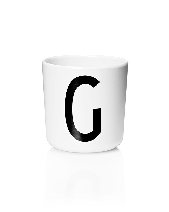 Design Letters - Eco Kids Cup A bis Z - weiß
