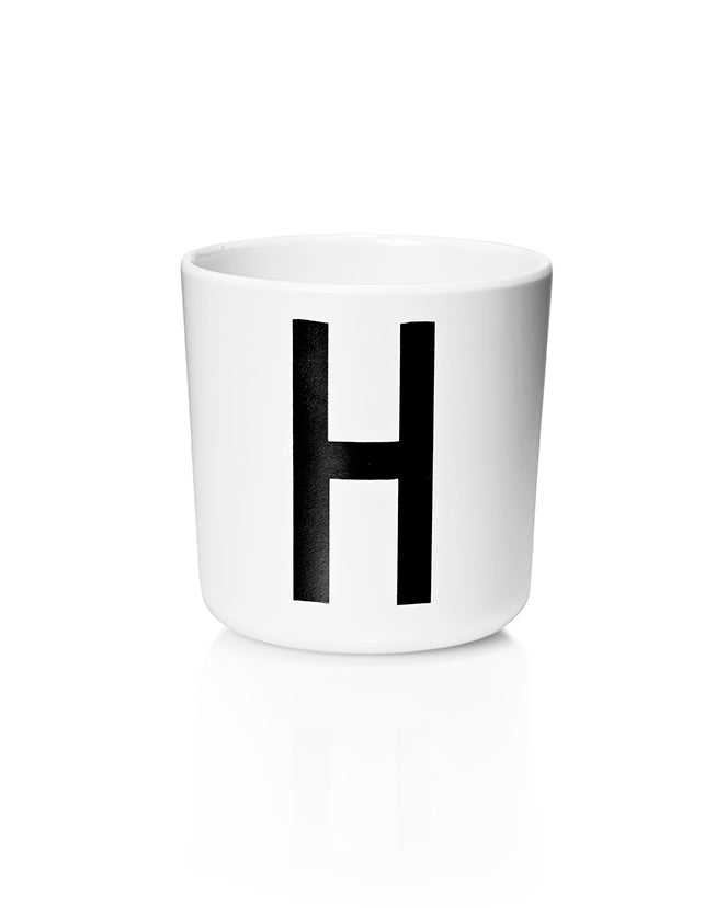 Design Letters - Eco Kids Cup A bis Z - weiß