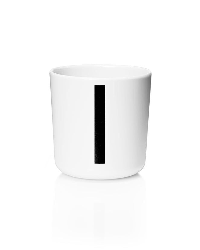 Design Letters - Eco Kids Cup A bis Z - weiß