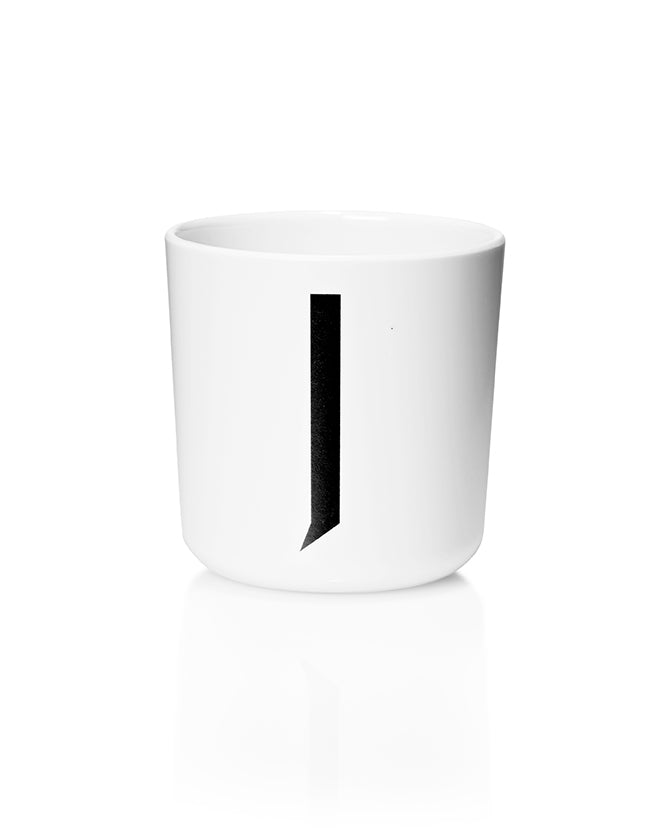 Design Letters - Eco Kids Cup A bis Z - weiß