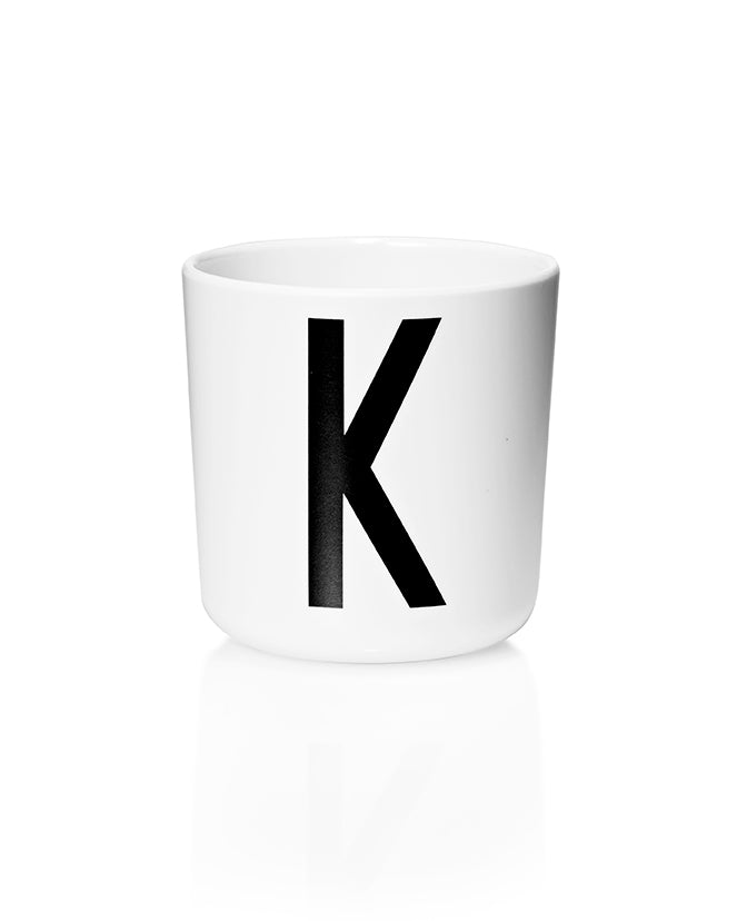 Design Letters - Eco Kids Cup A bis Z - weiß