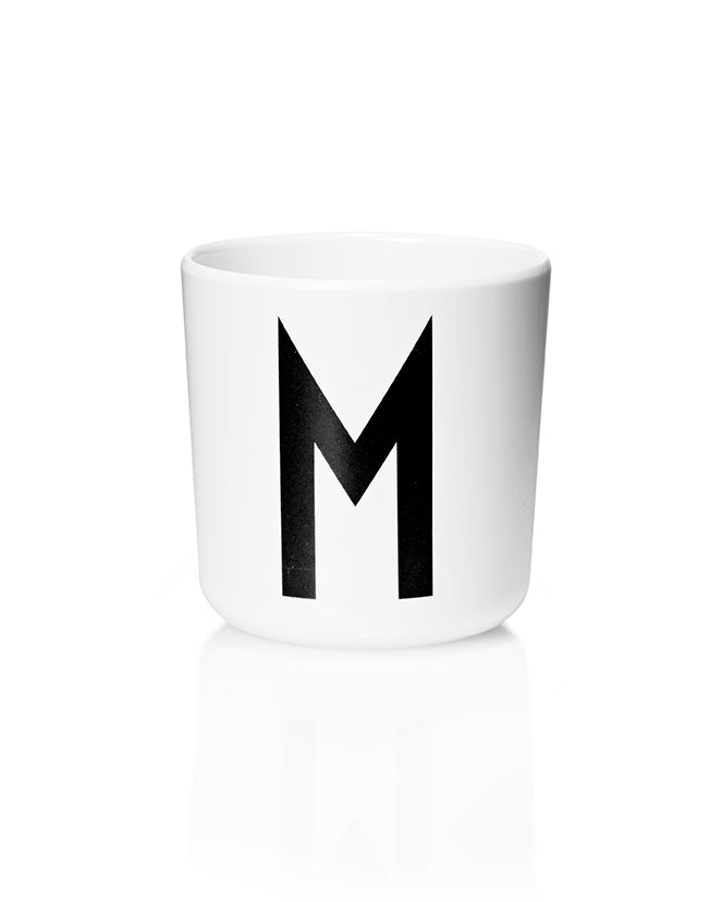Design Letters - Eco Kids Cup A bis Z - weiß