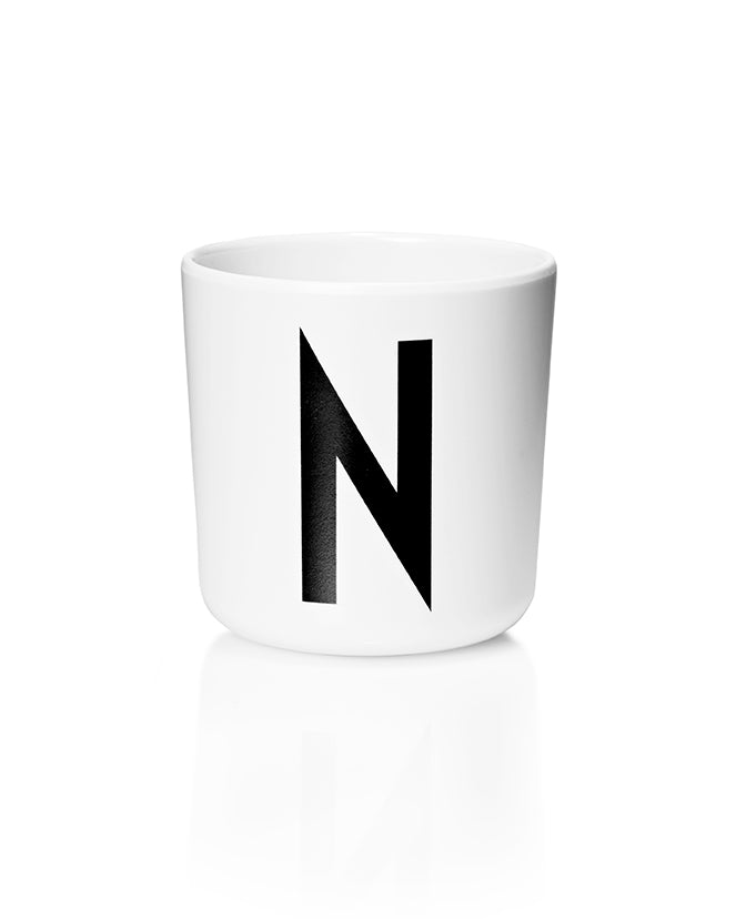 Design Letters - Eco Kids Cup A bis Z - weiß