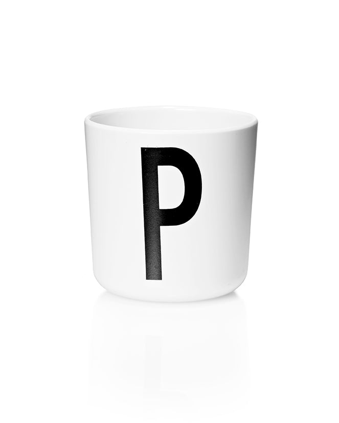 Design Letters - Eco Kids Cup A bis Z - weiß