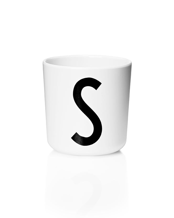 Design Letters - Eco Kids Cup A bis Z - weiß