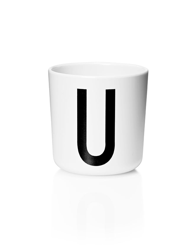 Design Letters - Eco Kids Cup A bis Z - weiß