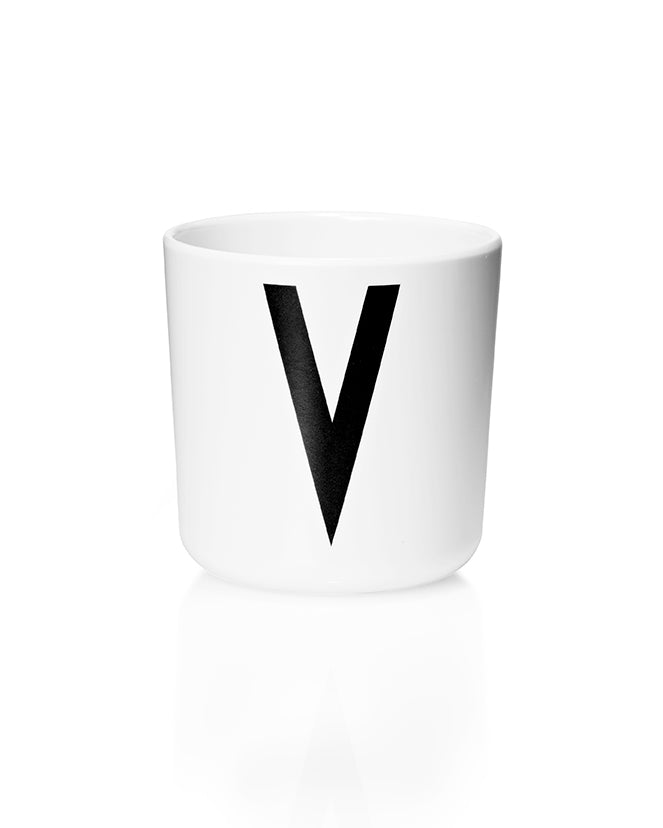 Design Letters - Eco Kids Cup A bis Z - weiß