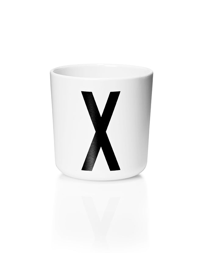 Design Letters - Eco Kids Cup A bis Z - weiß