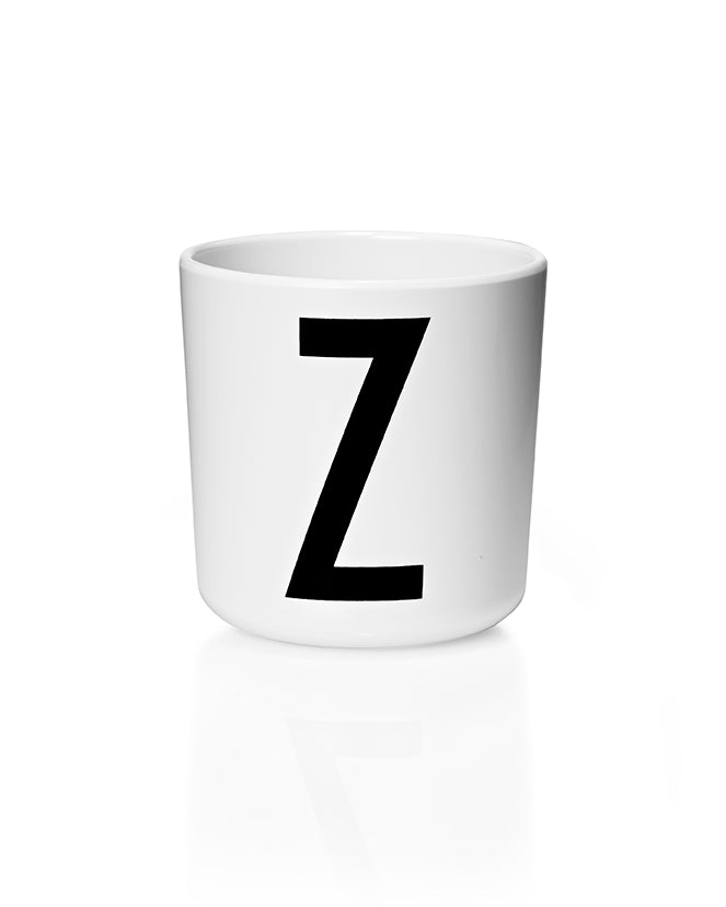 Design Letters - Eco Kids Cup A bis Z - weiß