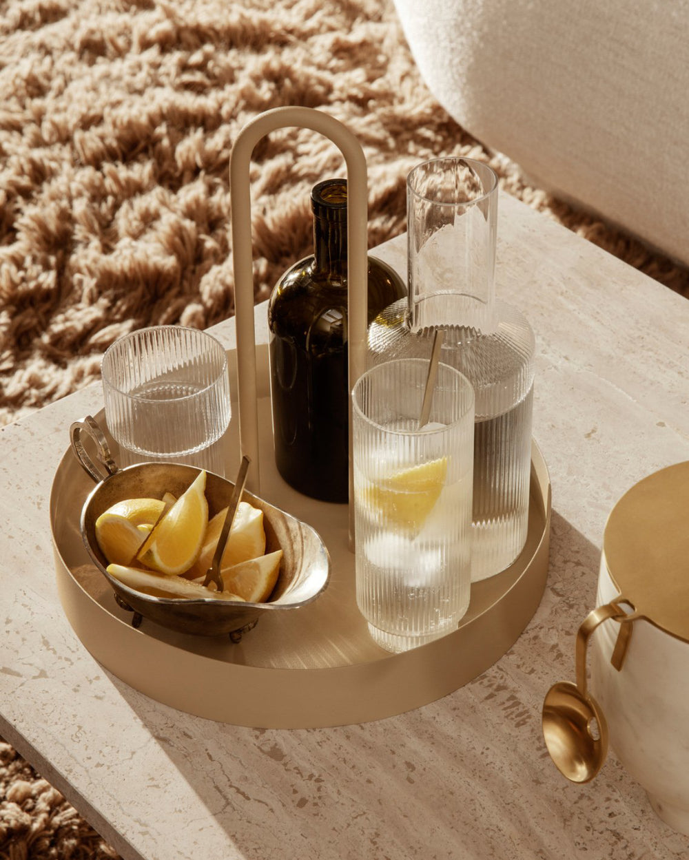 ferm LIVING - RIPPLE Karaffe - klar