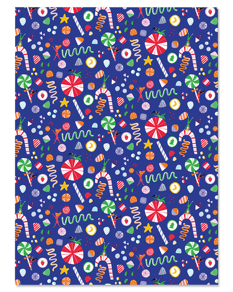Geschenkpapier XMAS CANDY - 50x70cm