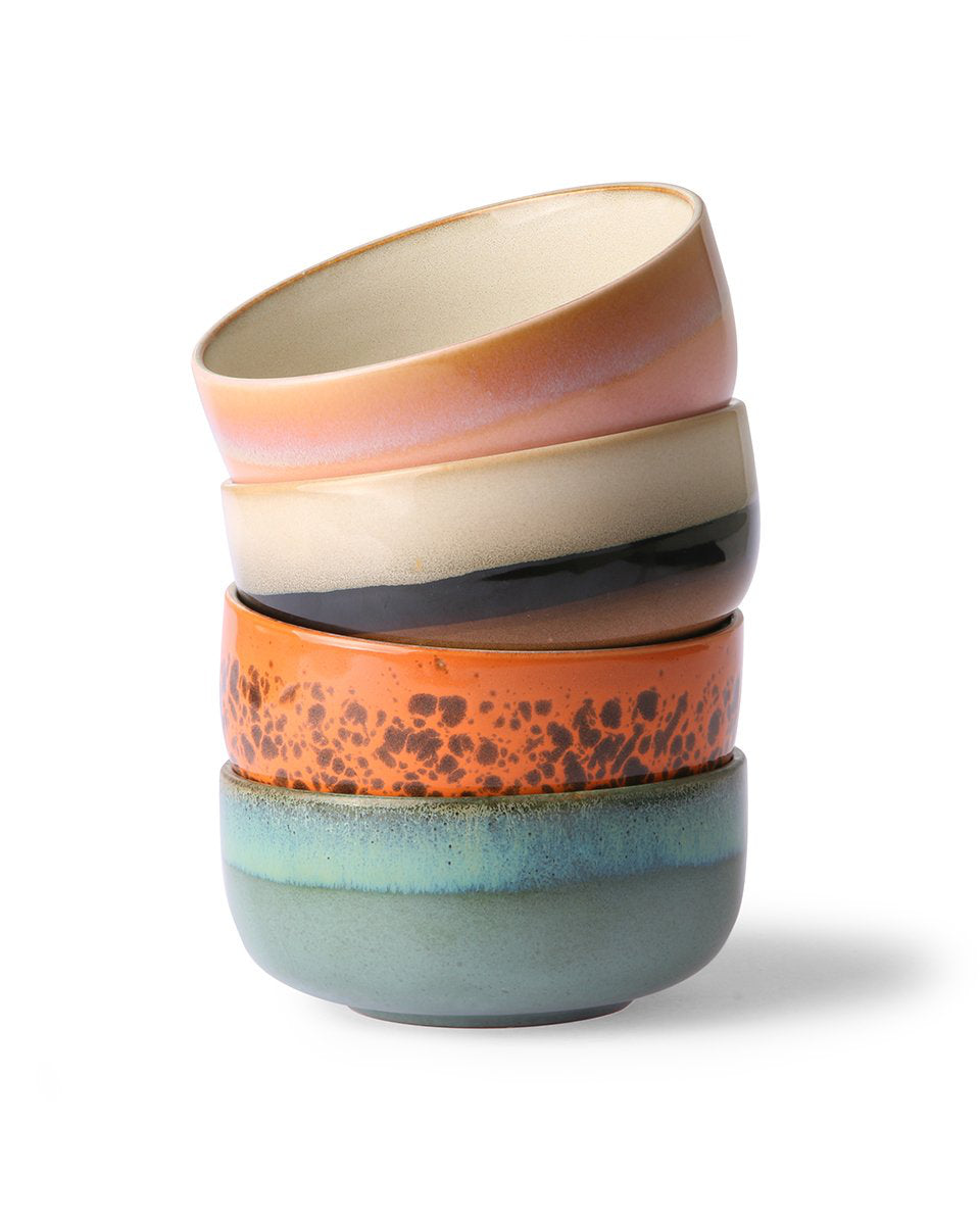 HKliving - Ceramic 70's Dessert Bowl