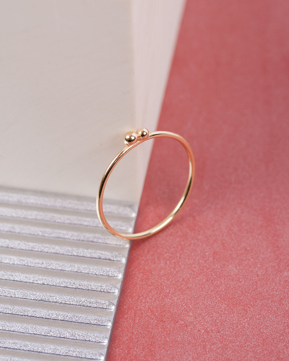 Jukserei - Ring POLLEN 2er - silber oder gold