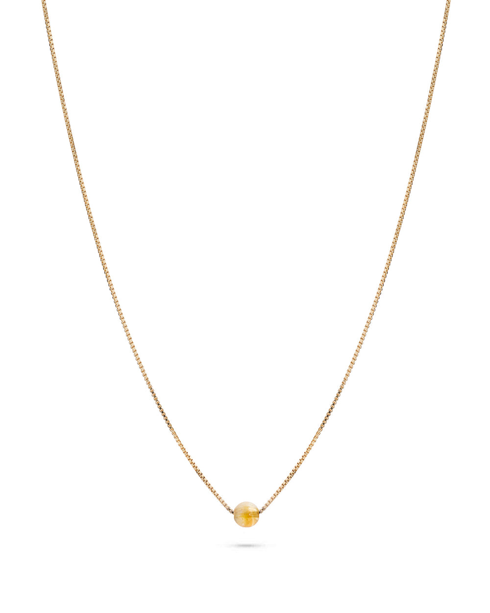 Jukserei - Kette BIRTHSTONE NECKLACE - gold