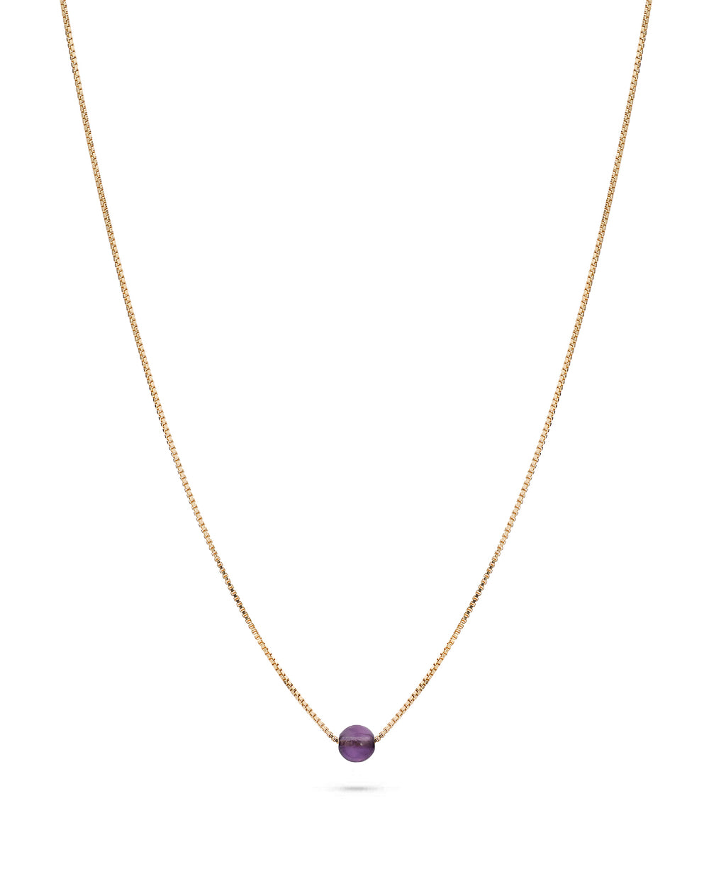 Jukserei - Kette BIRTHSTONE NECKLACE - gold