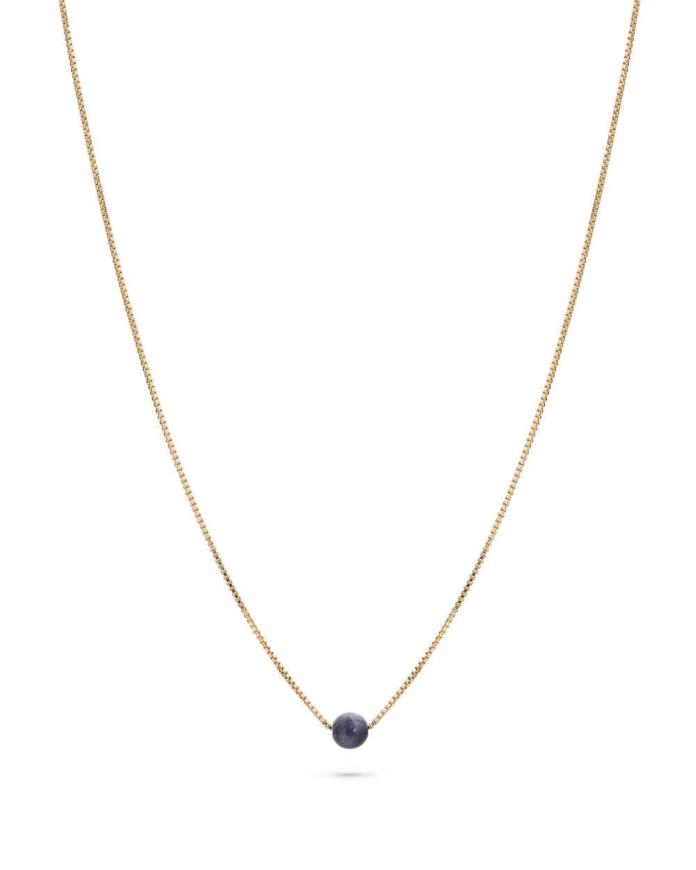 Jukserei - Kette BIRTHSTONE NECKLACE - gold