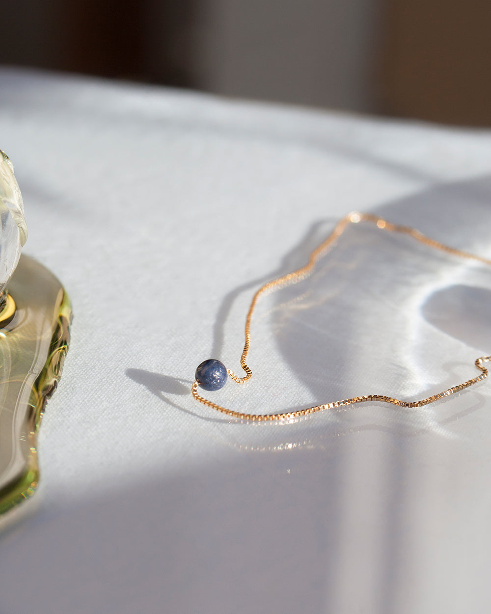 Jukserei - Kette BIRTHSTONE NECKLACE - gold