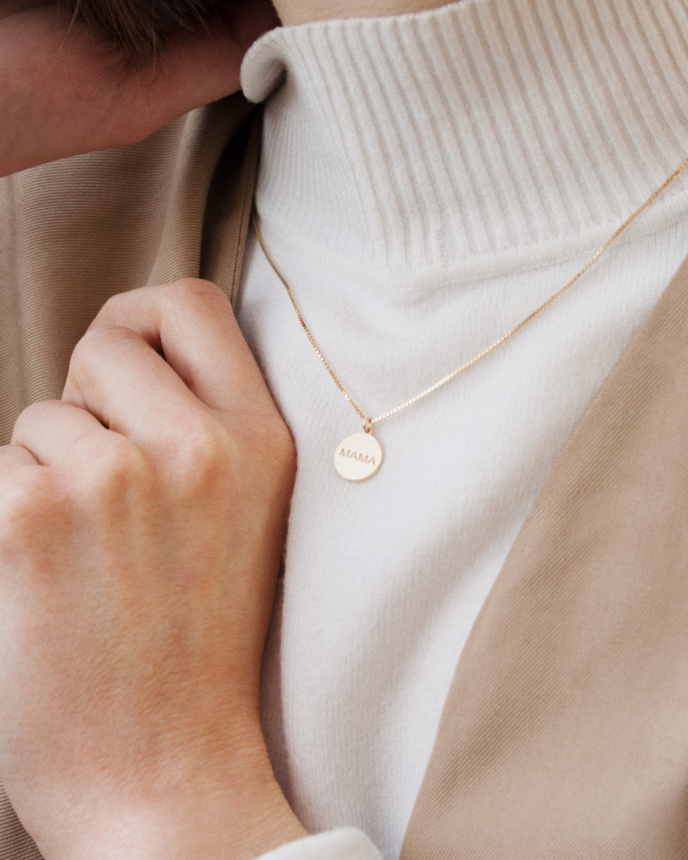 Jukserei - Kette MOM/MAMA NECKLACE - gold