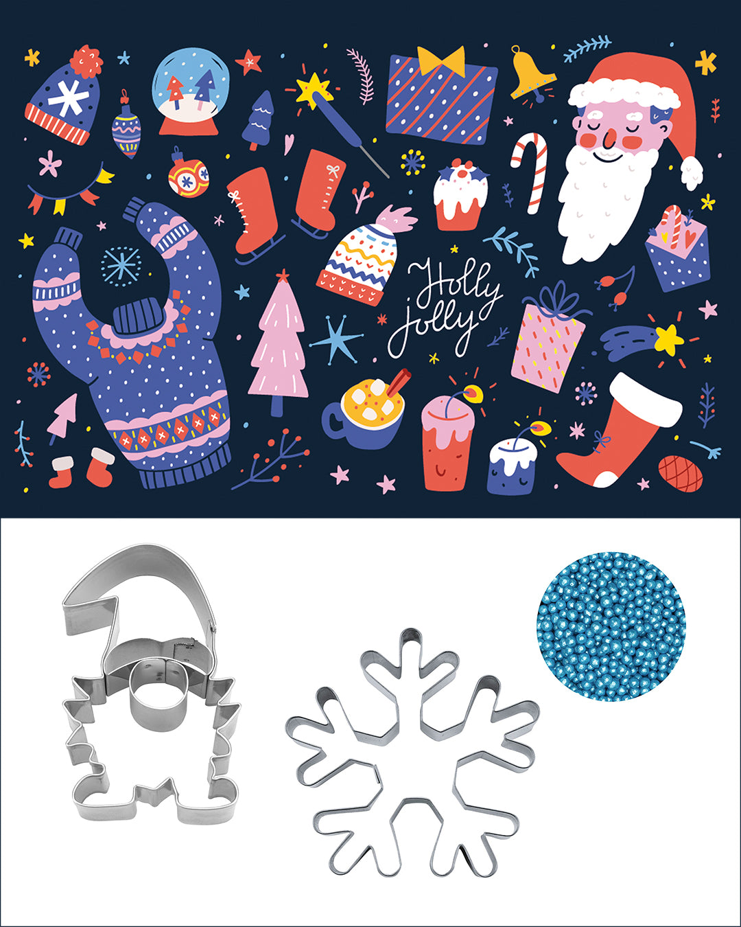 Keksausstecher-Set HOLLY JOLLY - Schneeflocke