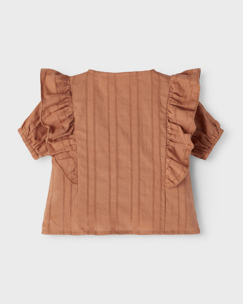 Lil' Atelier - Baby-Bluse HUNJA - mocha mousse