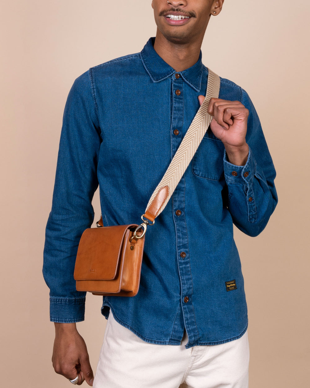 O my bag - Gurt WEBBING STRAP HERRINGBONE