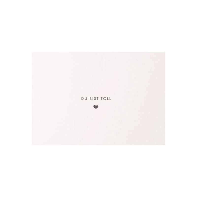 Papier Ahoi - Postkarte "Du bist toll."