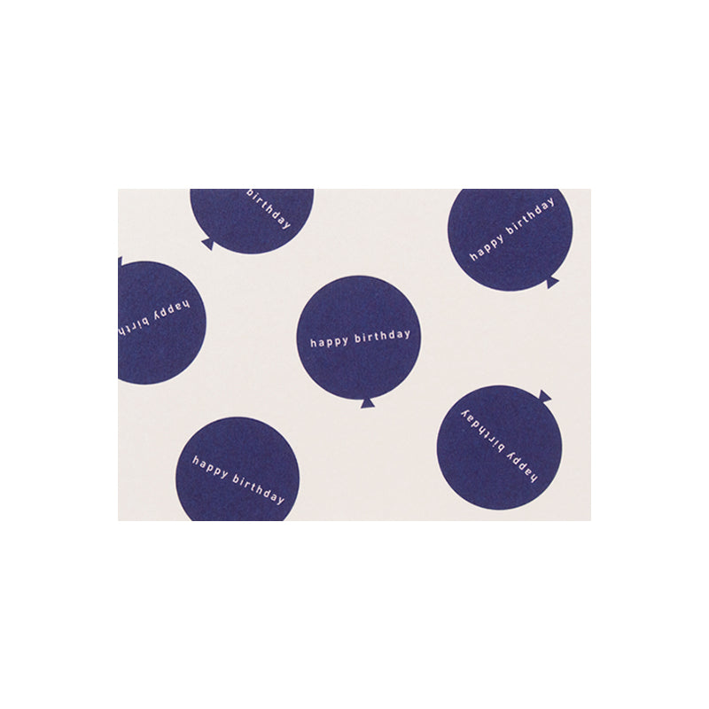 Papier Ahoi - Postkarte "Happy Birthday" - Ballons